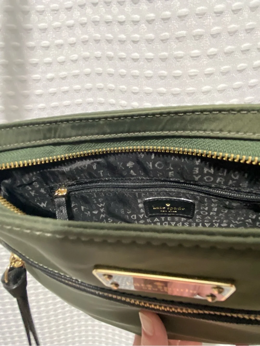 kate spade sleek olive